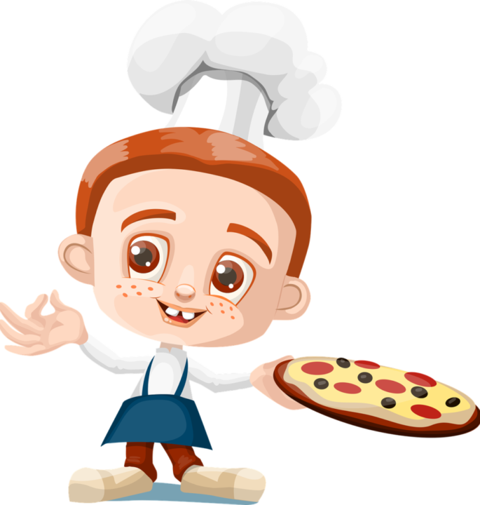 cook boy kid pizza holding 1773658